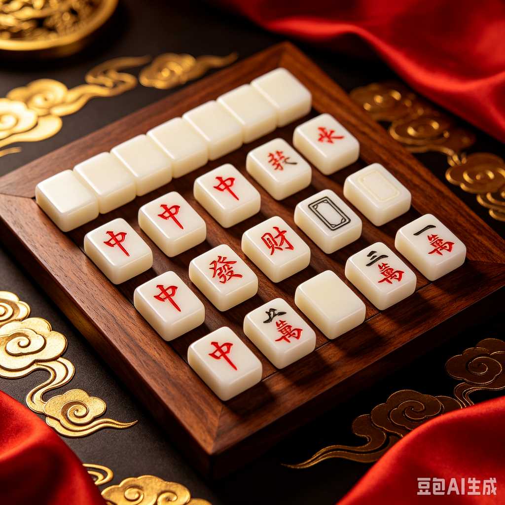transparent acrylic mahjong set