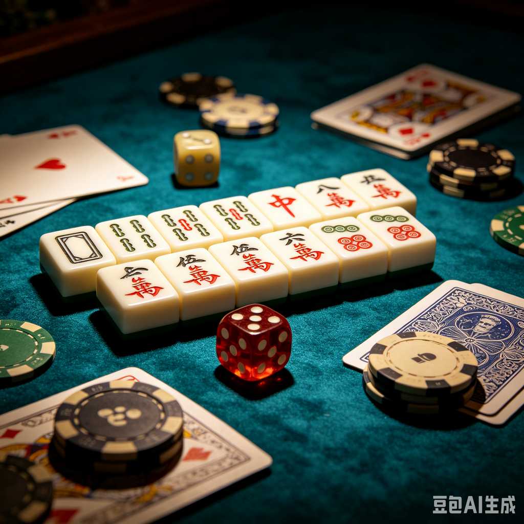 pink mahjong set