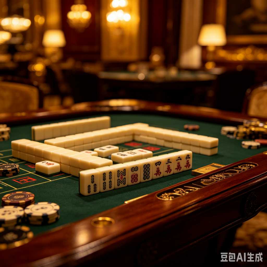 decorative mahjong tiles set